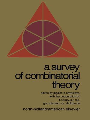cover image of A Survey of Combinatorial Theory